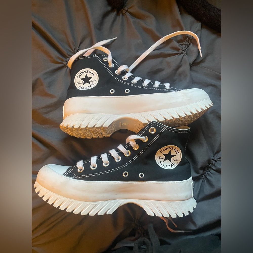 Worn Once Converse All Star Chuck Taylor Platform Converse Size Women 8.5
